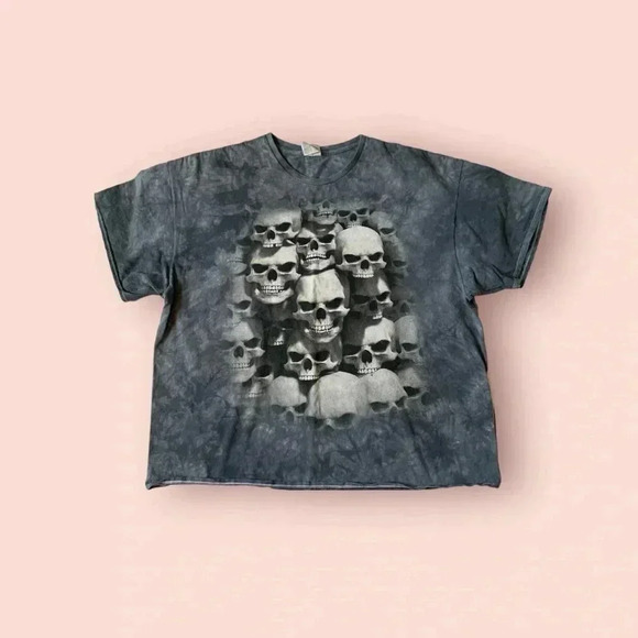 2005 David penfound gray skull delta pro weight tee - Picture 1 of 8